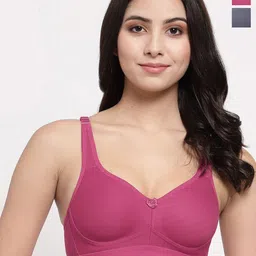 College Girl Pack Of 2 Lightly Padded Super Support Cotton Minimizer Bra-All Day Comfort-picture-18