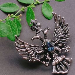 Mahi Alloy Crystal-Charm Lapel Pin-image-70