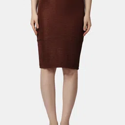 Popwings Women Pencil Knee Length Skirt-picture-31