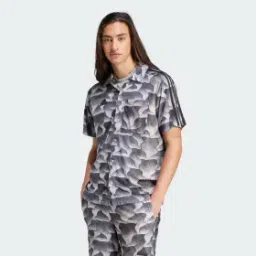 Tiro Allover Print Mesh Resort Shirt-47