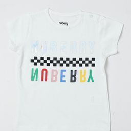 Nuberry Boys White Typography Printed Cotton T-shirt-picture-39