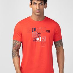 SPYKAR Men Typography Printed Slim Fit T-shirt-15