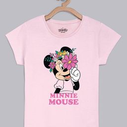 Kids Ville Mickey & Friends Printed Tshirt For Kids Girls-image-1