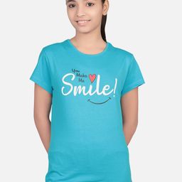 Bodycare Girls Typography Printed Round Neck Cotton T-shirt-image-23