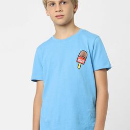 Jack & Jones Junior Boys Printed Round Neck Cotton T-shirt-picture-5