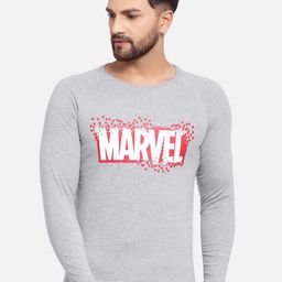 SPORTO Men Grey Typography Printed Slim Fit T-shirt-image-20
