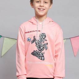 Monte Carlo Boys Typography Printed Hooded Cotton T-shirt-image-41