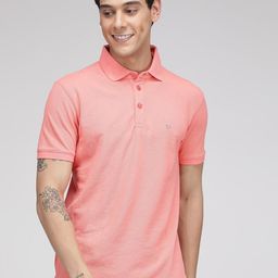SPORTO Men Pink Polo Collar T-shirt-image-61