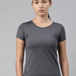 TWIN BIRDS Women Grey T-shirt-image-27