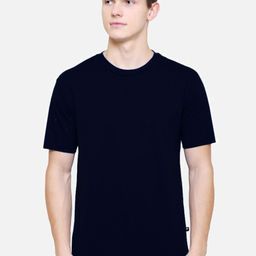 PROTEENS Men Solid Round Neck Cotton T-shirt-image-92