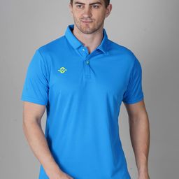 NIVIA Men Blue Polo Collar Slim Fit T-shirt-image-44