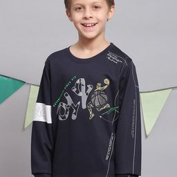 Monte Carlo Boys Typography Printed T-shirt-image-41