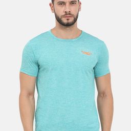 Masculino Latino Plus Men Sea Green Rapid-Dry T-shirt-image-16