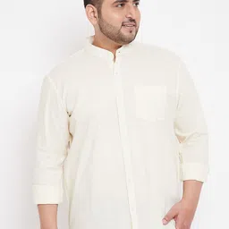 Instafab Plus Men Plus Size Classic Cotton Casual Shirt-image-54