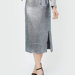 CODE by Lifestyle Side Slit Straight Skirt-image-26