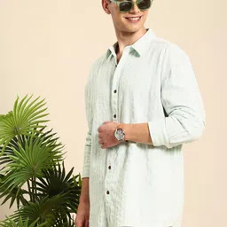 Mast & Harbour Men Checked Oversized Casual Shirt-image-22
