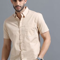 The Roadster Lifestyle Co Pure Cotton Half Sleeve Shirts-image-99