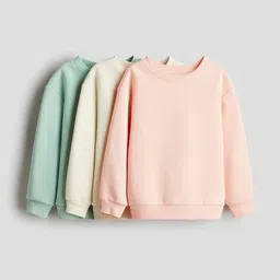 H&M Girls 3-Pack Brushed-Inside Sweatshirts-picture-26