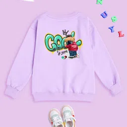 NUSYL Unisex Kids Printed Oversized Sweatshirt-picture-34