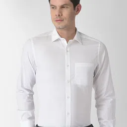 Turtle Men White Cotton Formal Shirt-image-30