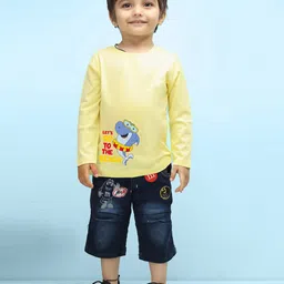 NUSYL infants Kids Graphic Printed Pure Cotton T-shirt-19