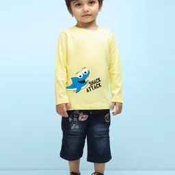 NUSYL infants Kids Graphic Printed Pure Cotton T-shirt-7