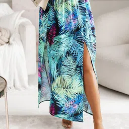 StyleCast x Revolte Women Printed A-Line Maxi Skirts-picture-8