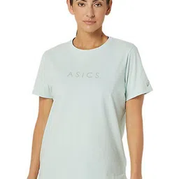 ASICS Brand Logo Printed Cotton Round Neck Short Sleeves Regular Fit Sports T-shirt-12