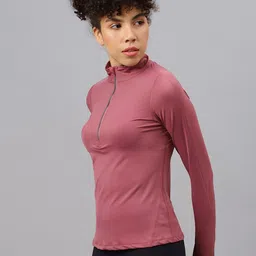 Fitkin Women High Neck Dri-FIT Slim Fit T-shirt-picture-28