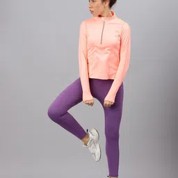 Fitkin Women High Neck Dri-FIT T-shirt-image-49