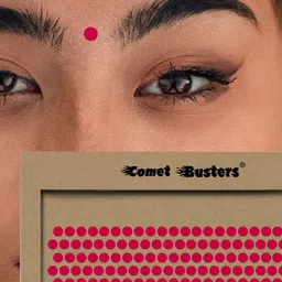 Comet Busters Traditional Designer Bindis - Red image 3