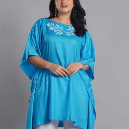 LetsDressUp Floral Printed Flared Sleeves Kaftan Style Tunic-picture-23