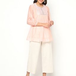 BARARA ETHNIC Sequin Embellished A-line Kurti-picture-13