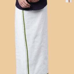 WHITE HEART Men Pack Of 2 Cotton Dhotis-picture-18