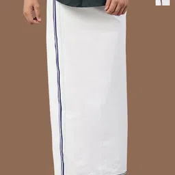 WHITE HEART Men Pack Of 2 Cotton Dhotis-image-84