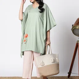 LetsDressUp Floral Printed Kaftan Kurti-47