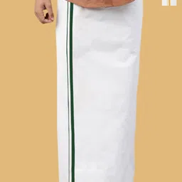 WHITE HEART Men Pack Of 2 Cotton Dhotis-image-67