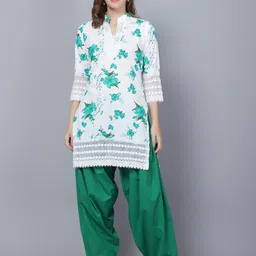 Trendzmy Floral Printed Pure Cotton Kurti-picture-39