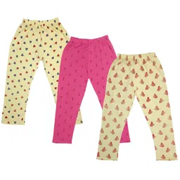 IndiWeaves Girls Pack Of 3 Conversational Printed Pure Cotton Capris-picture-34