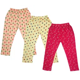 IndiWeaves Girls Pack Of 3 Conversational Printed Pure Cotton Capris-picture-42