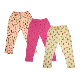 IndiWeaves Girls Pack Of 3 Conversational Printed Cotton Capris-picture-40
