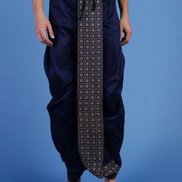 Sanwara Embroidered Art Silk Dhotis-image-111