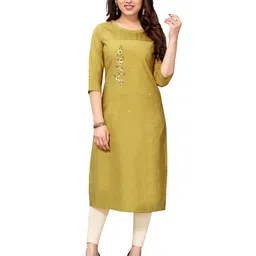 Prettify Women Mustard Yellow Ethnic Motifs Kurta-picture-49