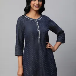 AURELIA Woven Design Pure Cotton Kurti-image-68