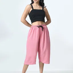 BAESD Women Solid Capris-picture-12