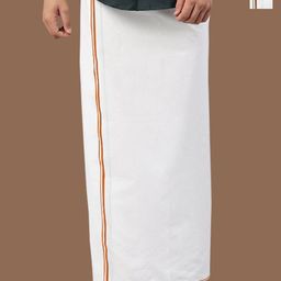 WHITE HEART Men Pack Of 2 Cotton Dhotis-image-114