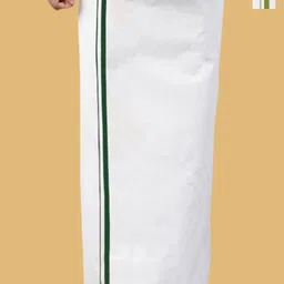WHITE HEART Men Pack of 2 Cotton Dhotis-image-83