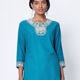 Ancestry Ethnic Motifs Embroidered Thread Work Kurti-image-59