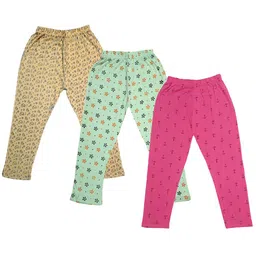 IndiWeaves Girls Pack Of 3 Conversational Printed Pure Cotton Capris-picture-38