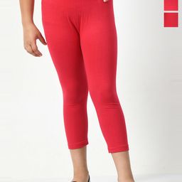 BAESD Girls Pack Of 3 High-Rise Slim Fit Capris-image-50